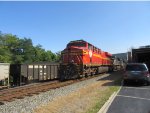 NS 8114 holding in Marysville, waiting to go West